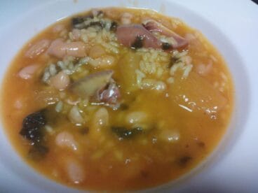 Arròs a fesols i naps a Ca Dora