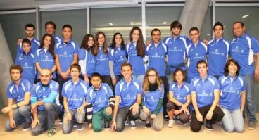 Atletas de los Club Baleària Diànium