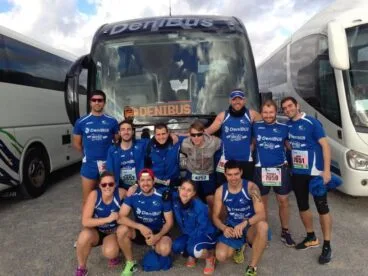 Atletas del Gin Running Tonic Club en Santa Pola.