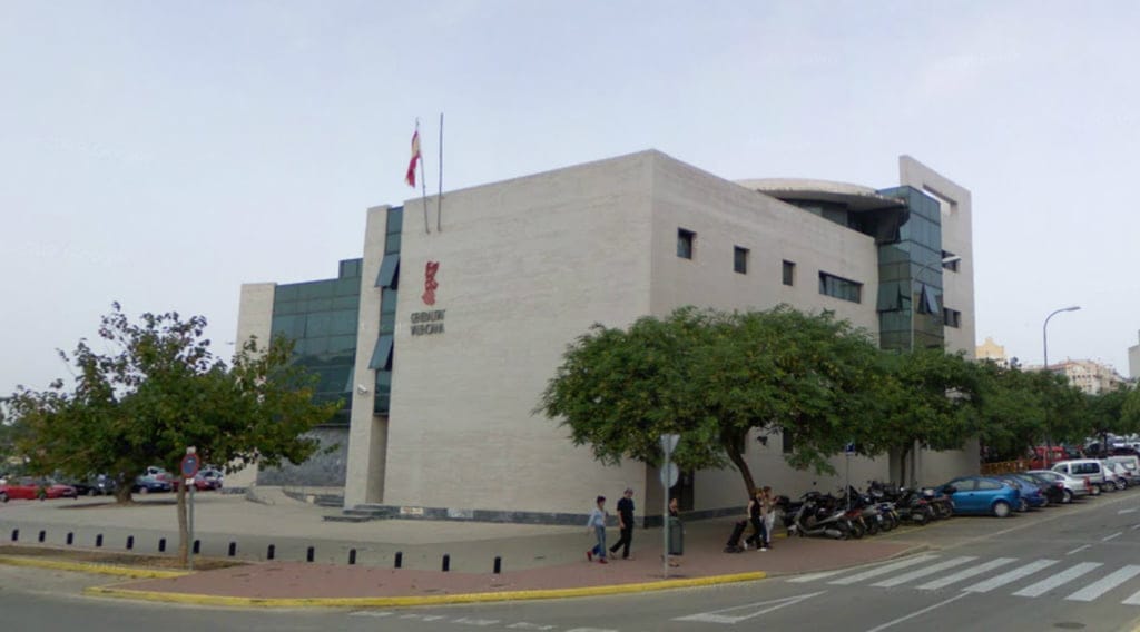 Kringe pide a Cosidó reactivar el proyecto para la creación de la comisaria conjunta para la policía Nacional y Local 1 Edificio de los juzgados de Dénia