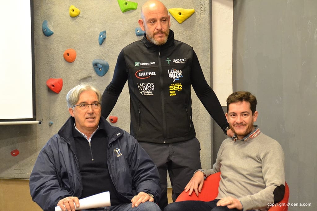 Fernando Sendra junto a Pablo Segarra y Sergio Dénia