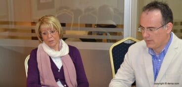 Mari Martínez y Sergio Benito