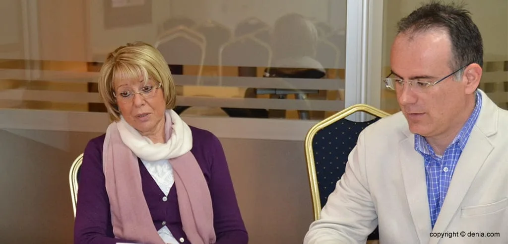 Mari Martínez y Sergio Benito