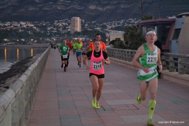 María Fornes durante la carrera