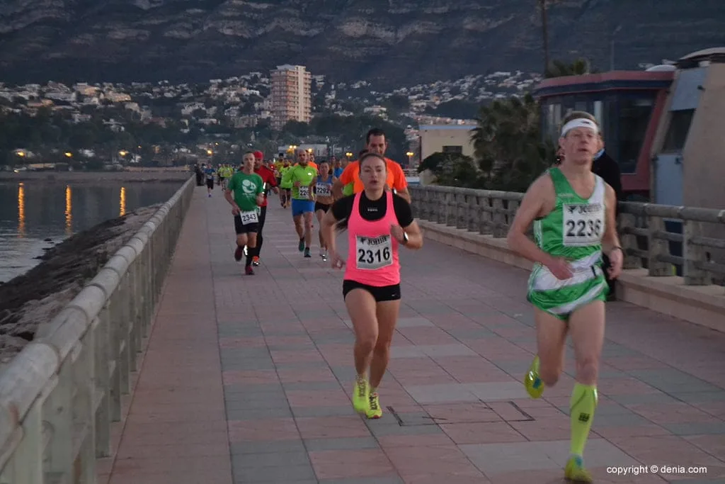 María Fornes durante la carrera