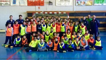 Participantes en el Campus de Fútbol Sala