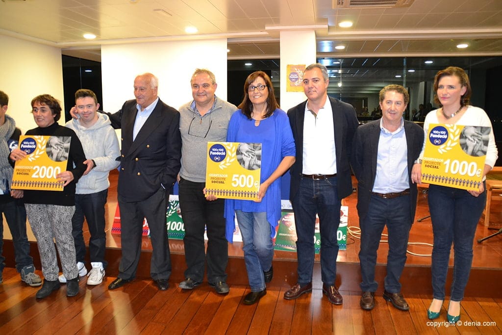 La Fundació Dénia entregó sus premios anuales 100 X 100 Fundació 1 Premios Sociales Fundació Dénia