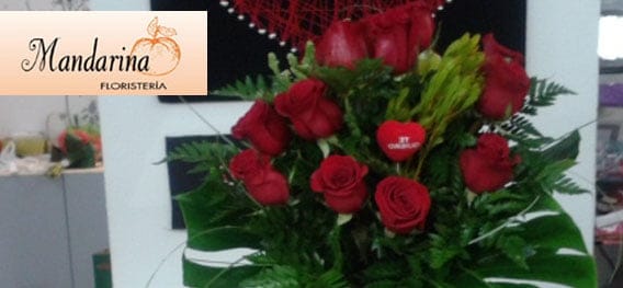 Ramo de rosas de Floristería Mandarina
