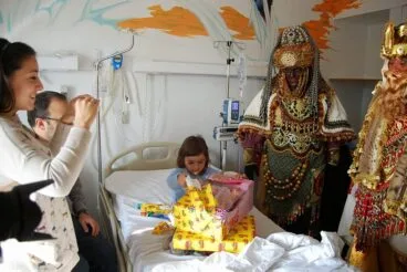 Regalos de los Reyes Magos a los pacientes