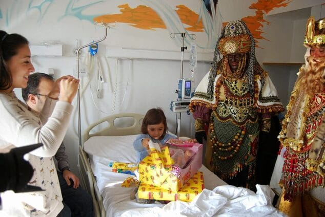 Regalos de los Reyes Magos a los pacientes