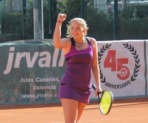 Silvia Bordes celebrated her triumph
