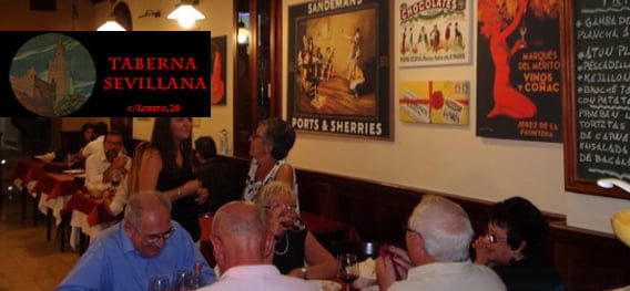 Taberna Sevillana, cena para dos personas el día de San Valentín