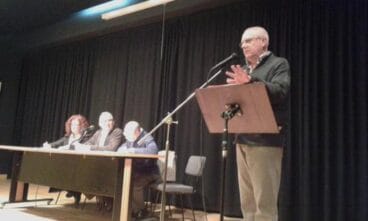 Vicent Grimalt en la asamblea socialista