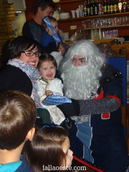 Visita del Paje Real a la Falla Oeste