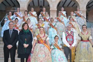 Inauguración exposición del Ninot 2015 – Falleras Mayores y cortes de honor