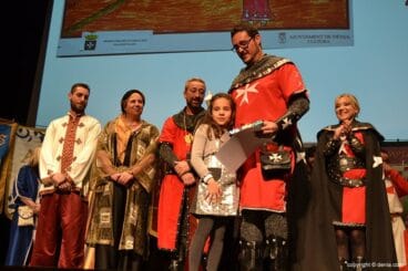 Presentación de capitanes Mig Any de Moros – premio dibujo Hospitalaris