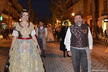 Inauguración exposición del Ninot 2015 – Fallera ejemplar y pregonero