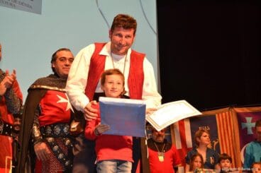 Presentación de capitanes Mig Any de Moros – premio dibujo Marins Corsaris