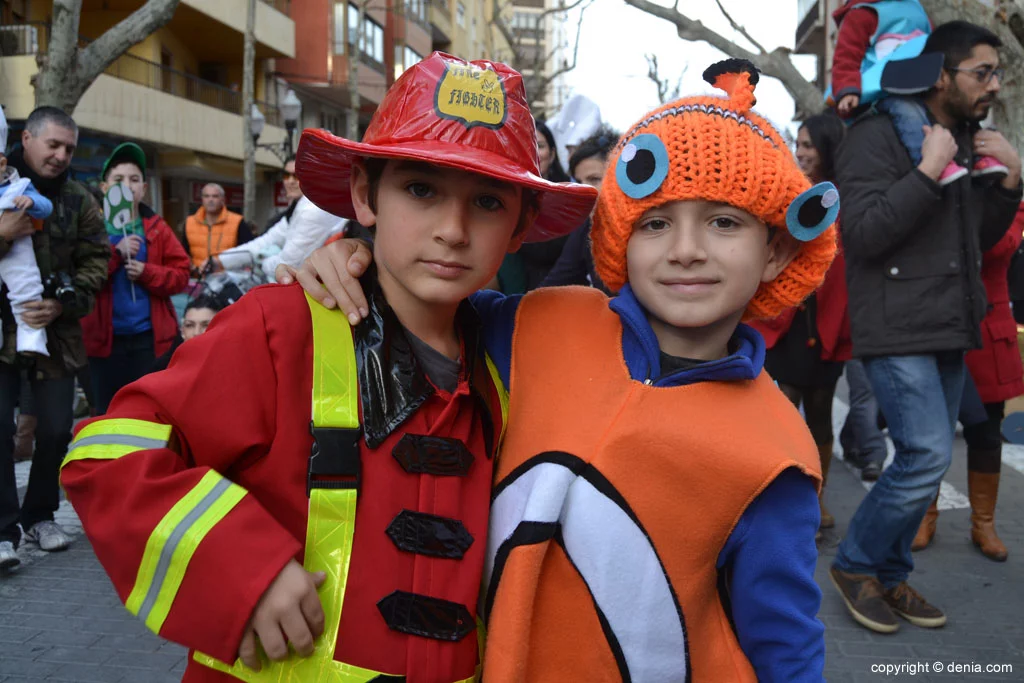 Carnaval en Dénia 2015 – Bombero y Nemo