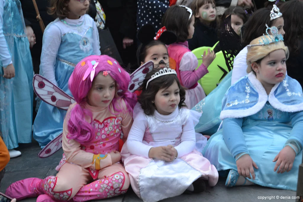 Carnaval en Dénia 2015 – Princesas y Elsa de Frozen