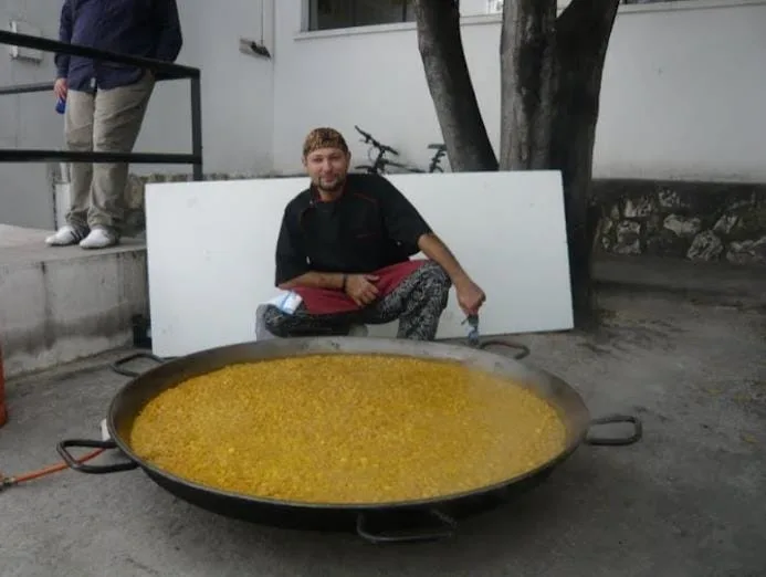 Paella gigante para evento