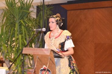 46 Sopar de Gala Falles Dénia 2015 Palabras de Sisca Gil