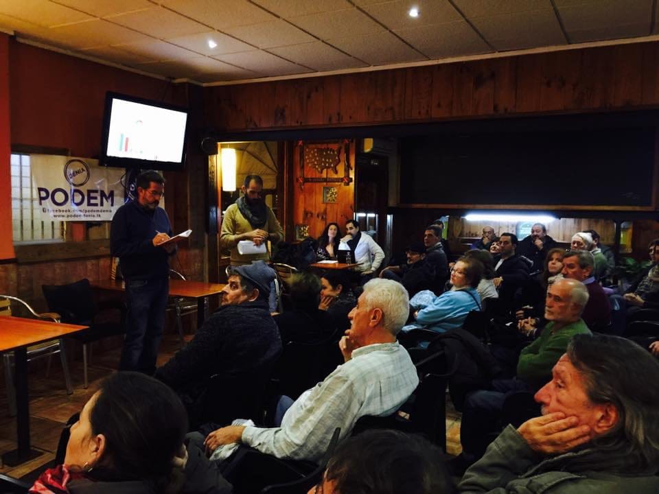 Podem se presentará en solitario a las elecciones municipales en Dénia 1 Asamblea de Podem Dénia