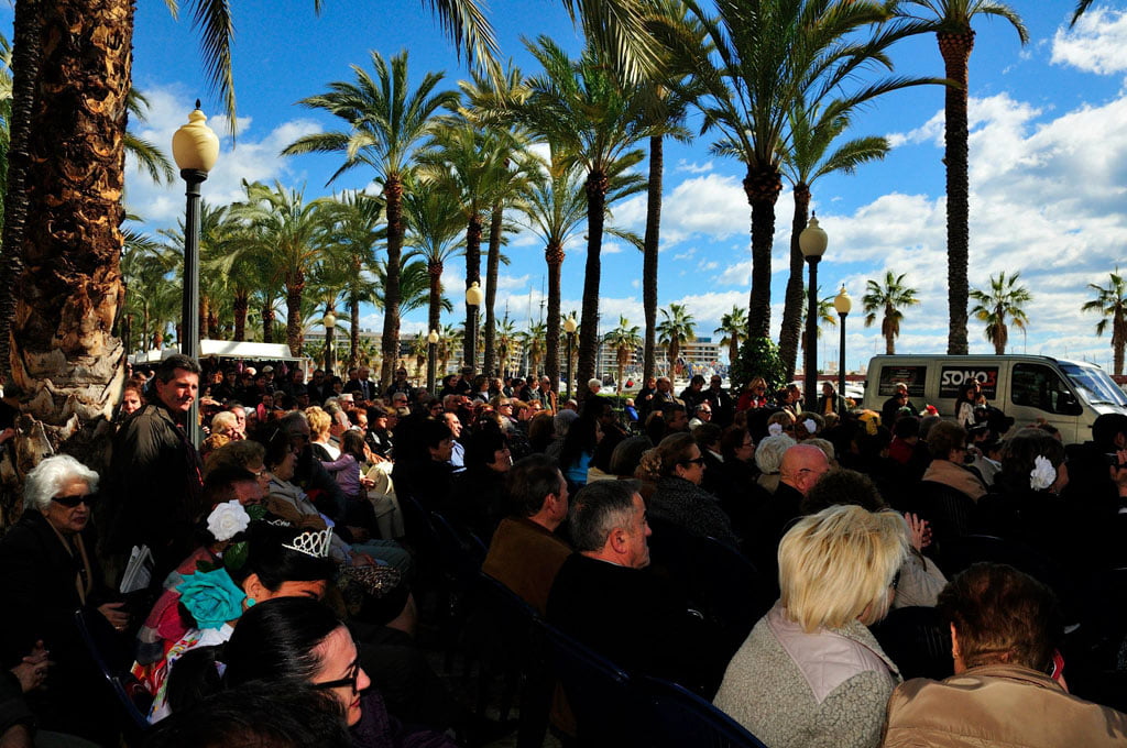 Asistentes al Día de Andalucía de Alicante
