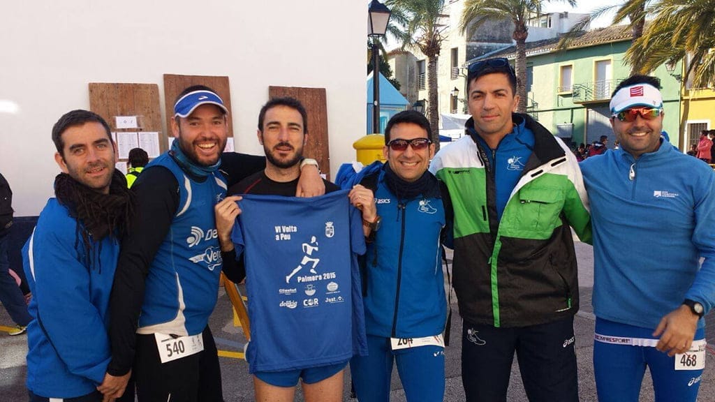 Atletas del Gin Running Tonic Club en Palmera