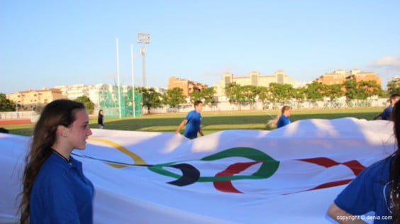 Bandera de los Mini Jocs Olimpics de la Marina Alta