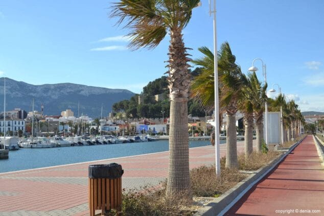 Carril bici del puerto de Dénia