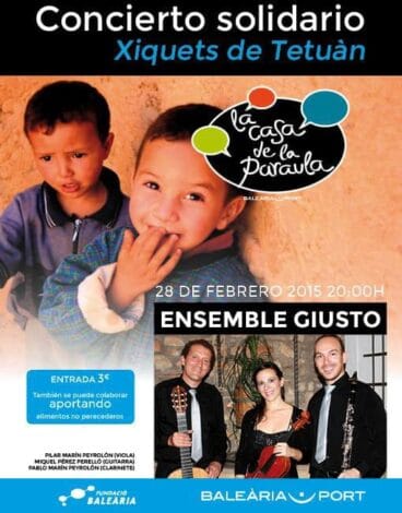 Concierto solidario a favor de los niños de Tetuán