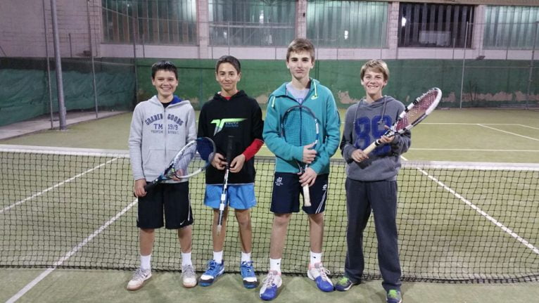 Club enfants Tennis Dénia équipe
