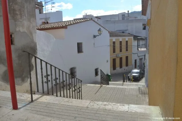 Escaleras de la calle Olivera