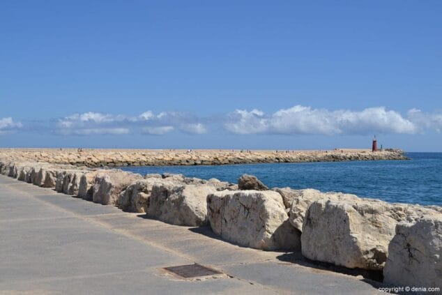 Escollera norte de Dénia