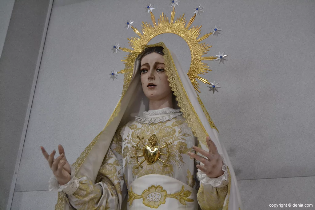 Imagen de La Dolorosa en la Parroquia de San Miguel