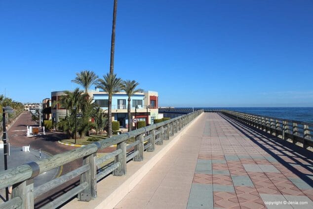 Inicio paseo Marina de Dénia