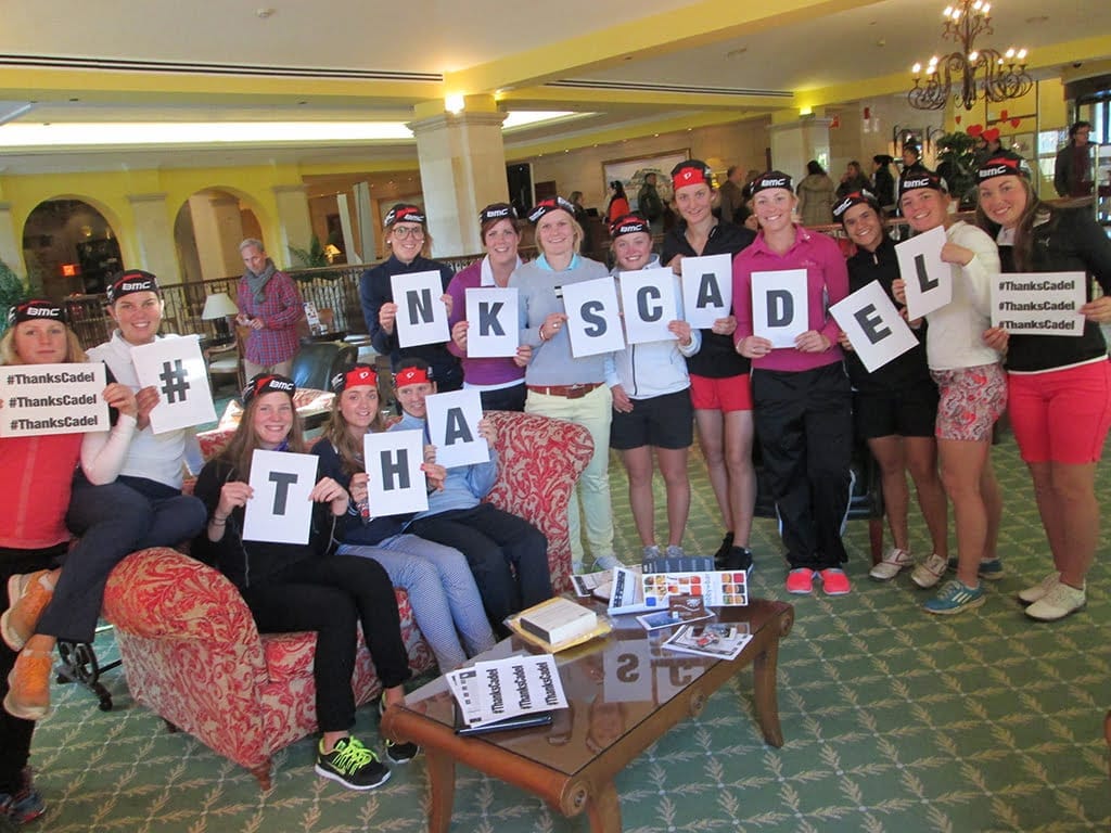 Las golfistas dieron las gracias al BMC