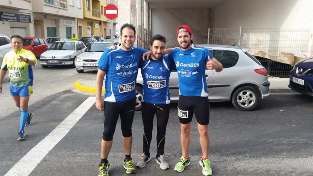 El Gin Running Tonic Club estuvo presente en la 12 Volta a Peu de La Font 1 Luis Olmier junto a Javier López y Ángel Morera