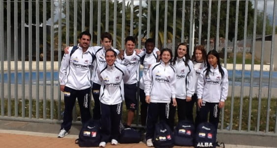 Nadadores del Club Natació Dénia en Torrevieja