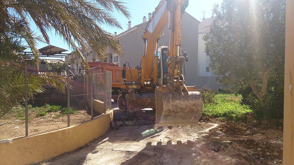 Obras de accesibilidad en Jesús Pobre