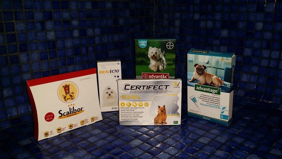 Pipetas desparasitarias en Santi Mas