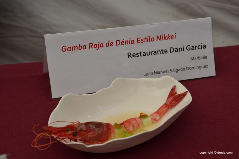 Plato de Restaurante Dani García de Marbella