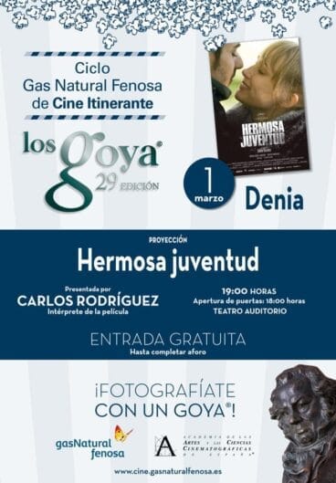 Proyección en Dénia de la película Hermosa Juventud