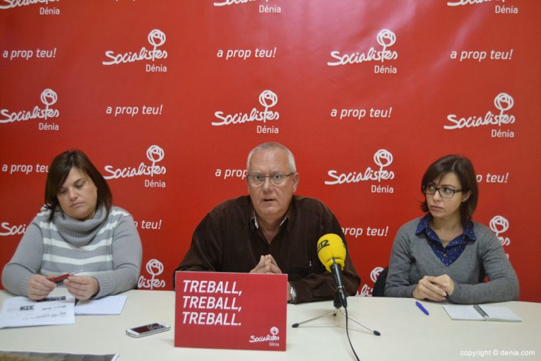 Rueda de prensa del PSOE sobre el Plan General