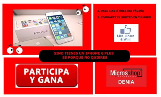 Sorteo Microsshop Dénia Facebook