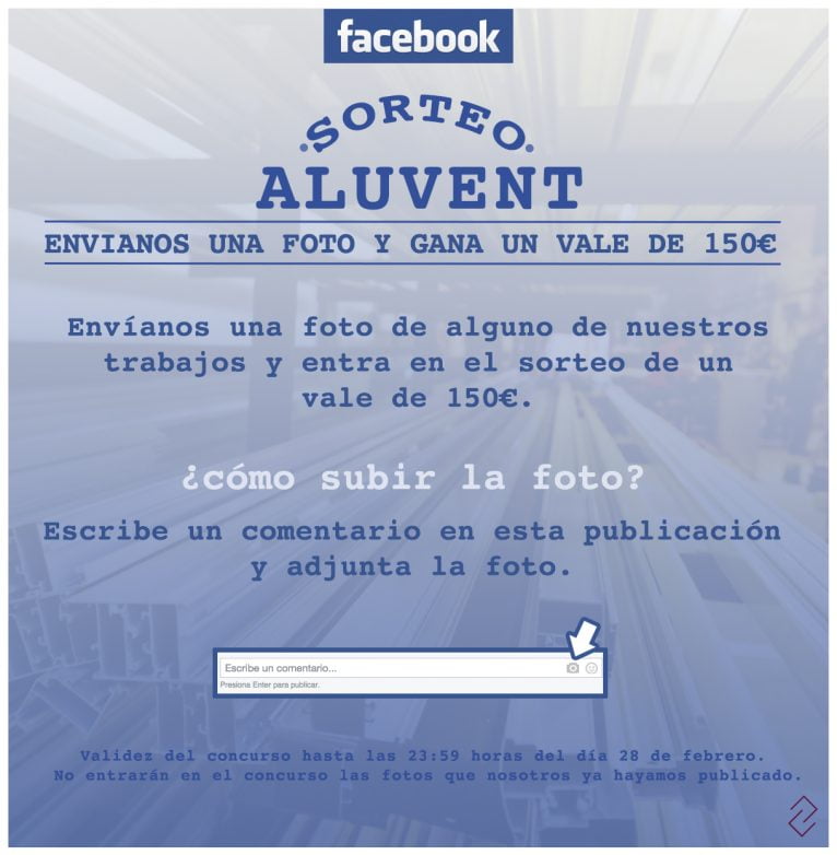 Sorteo facebook Aluvent