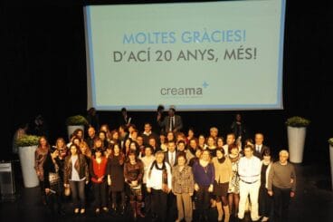 Trabajadores de Creama en la gala