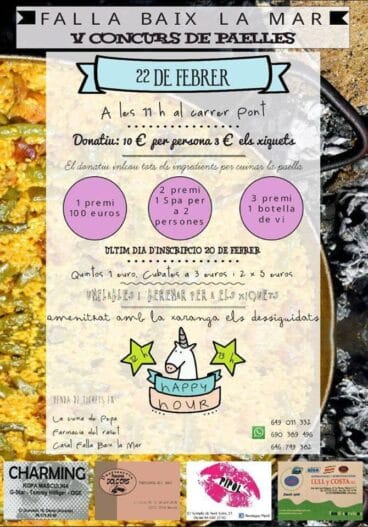 V Concurso de Paellas de Baix la Mar