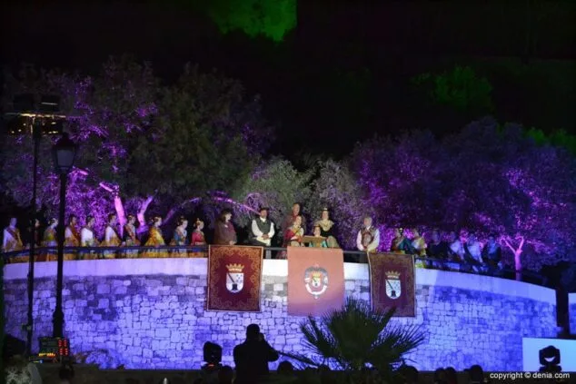 Benavente apuesta por reforzar la fiesta donde se debilita en el pregón de las fallas de Dénia 2 02 Pregón y Crida Fallas 2015 falleras mayores de Dénia
